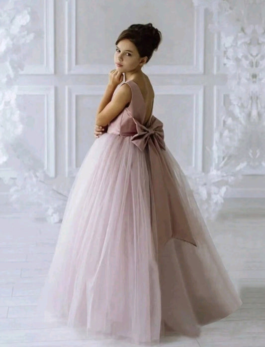 Pink Formal Dress with Headband 1000998