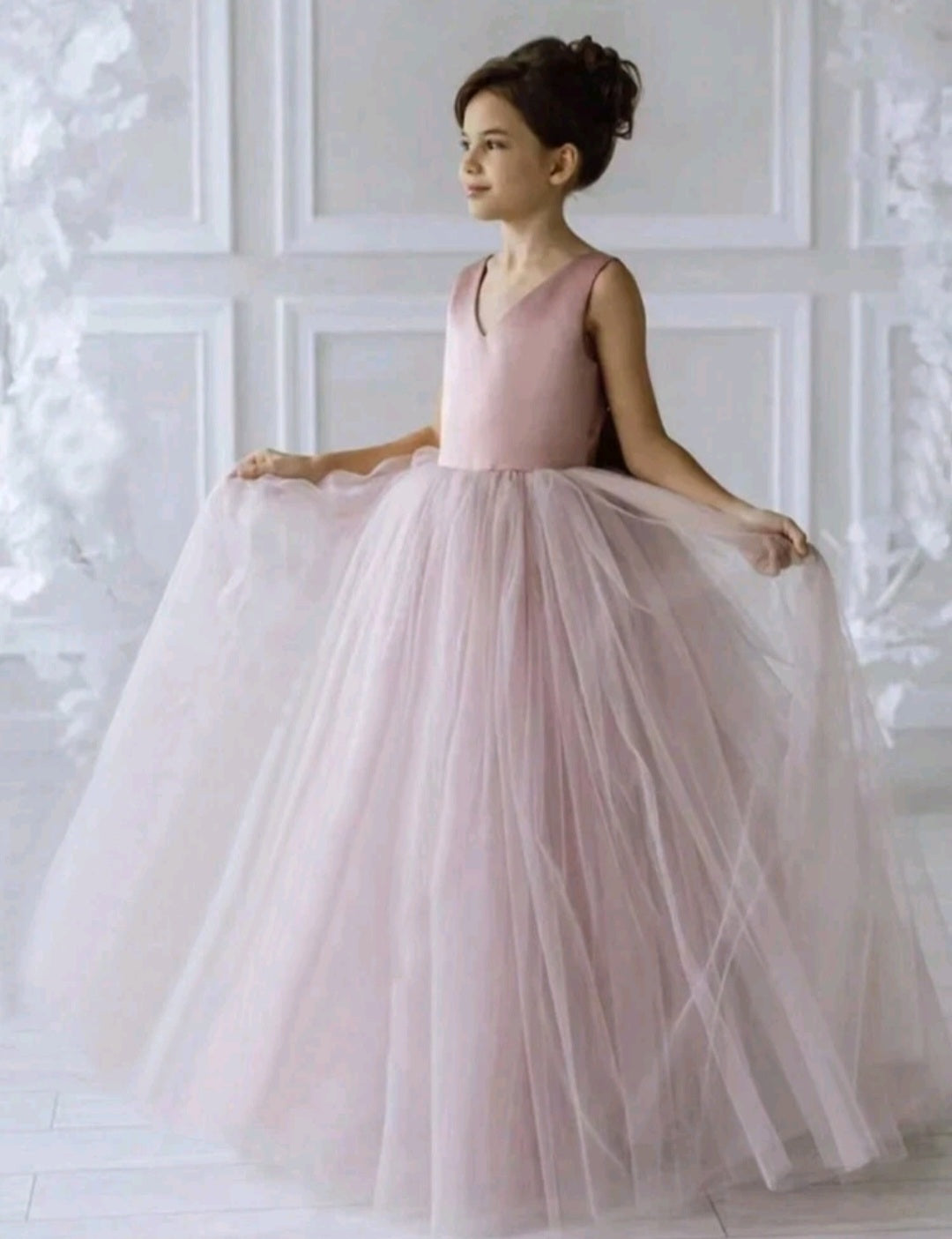 Pink Formal Dress with Headband 1000998