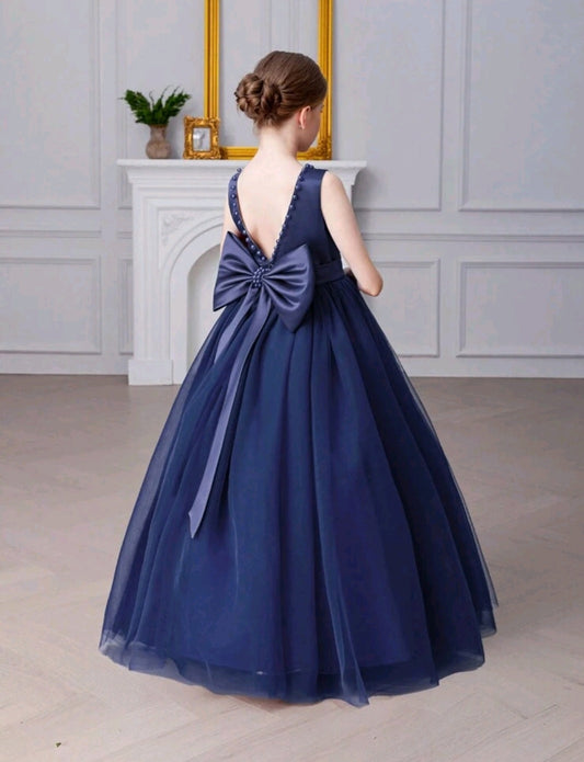Navy Special Occasions Ball Gown