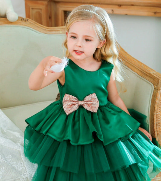 Forest Green Special Occasions Dress