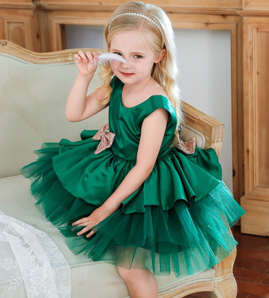 Forest Green Special Occasions Dress