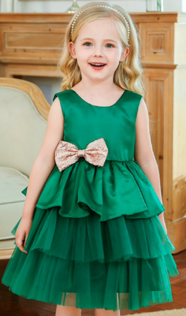 Forest Green Special Occasions Dress