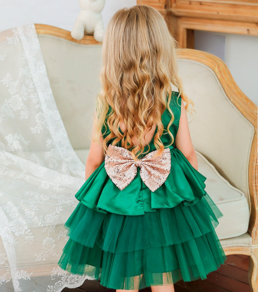 Forest Green Special Occasions Dress