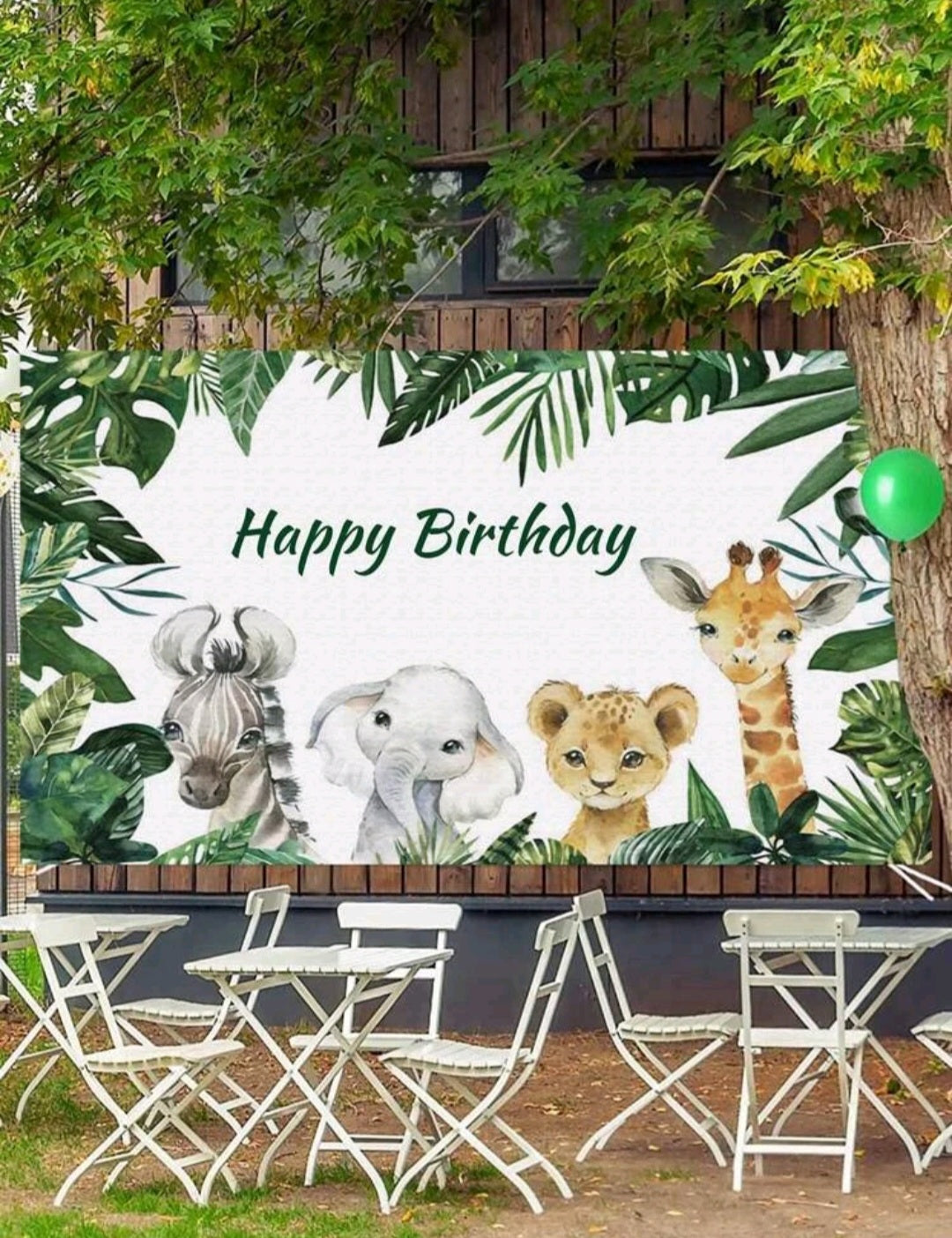 Animal Party Backdrop