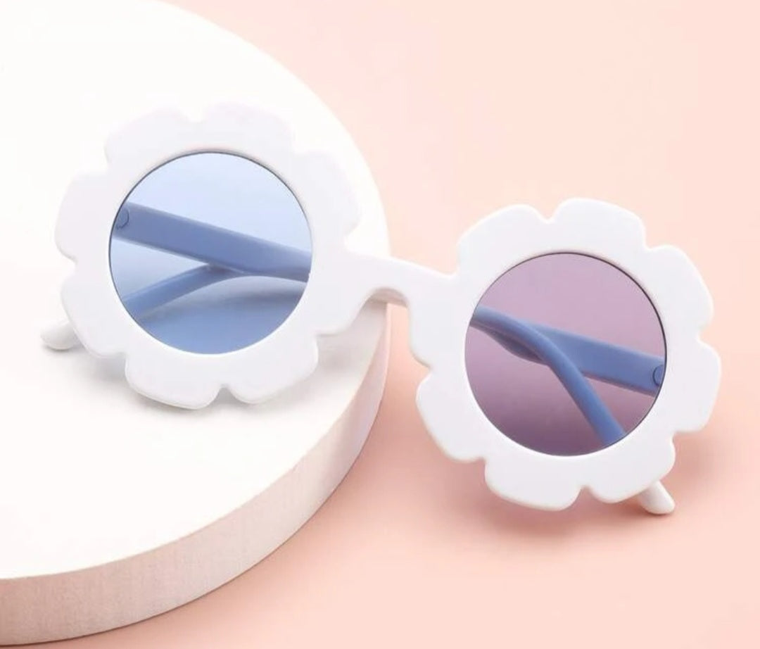 80's Sunglasses White