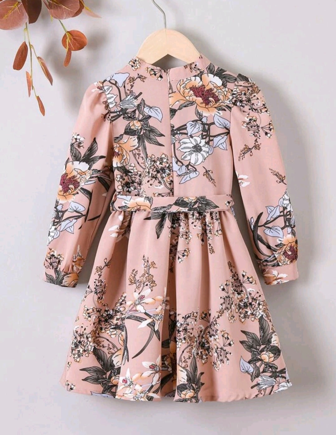 Pink Floral Dress #70003