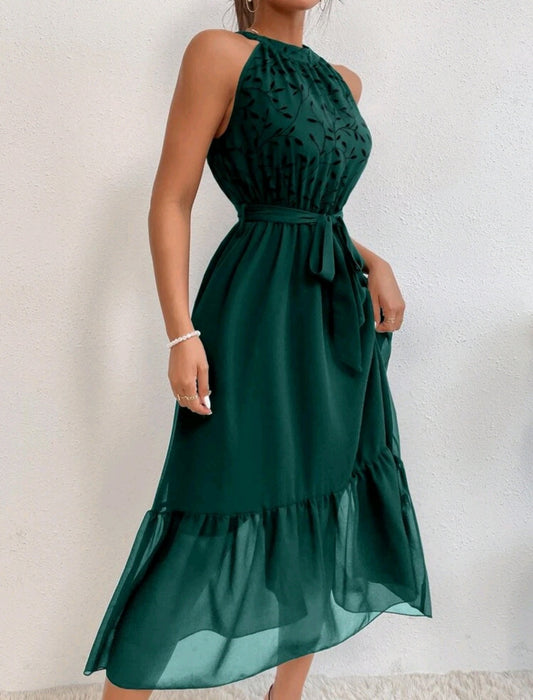 Forest Green Ladies Special Occasions Dress