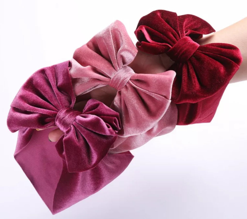 Maroon Velvet Headband