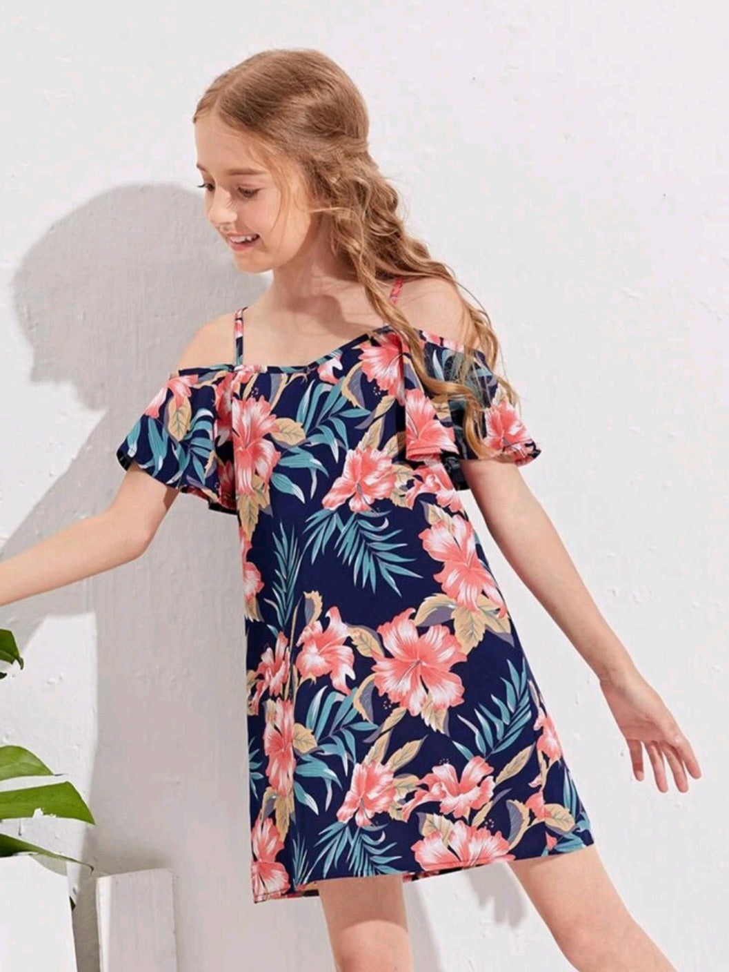 Hibiscus Floral Older Girls Dresses