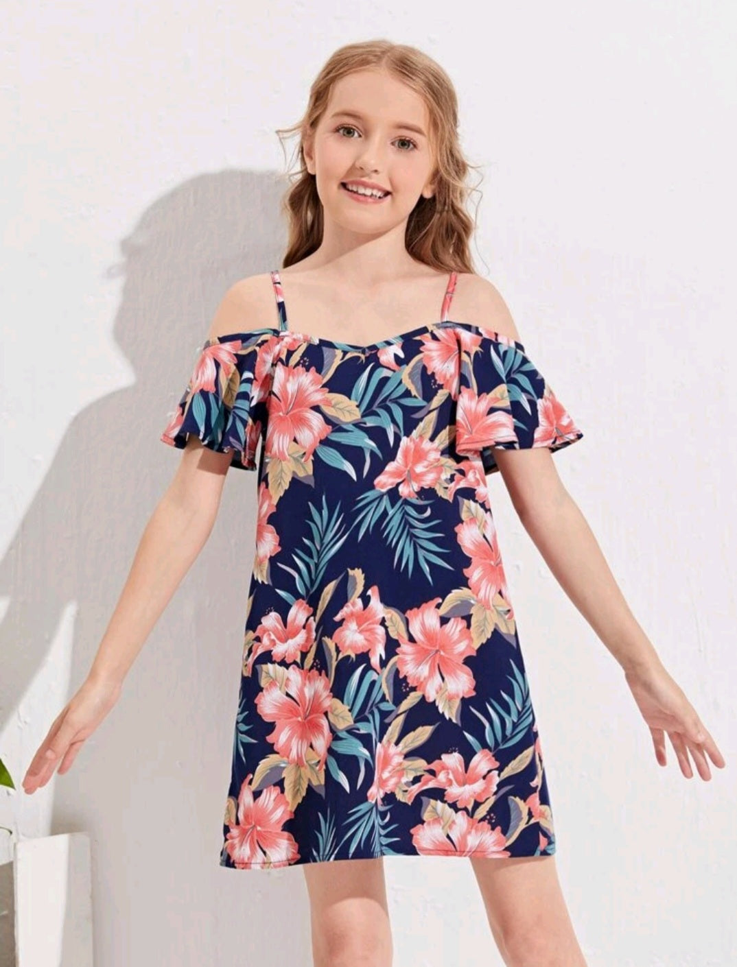 Hibiscus Floral Older Girls Dresses