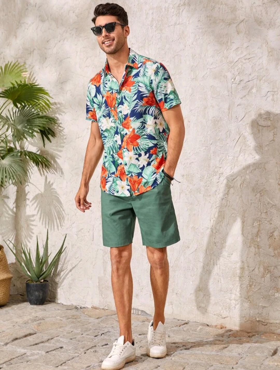 Mens Tropical Shirt