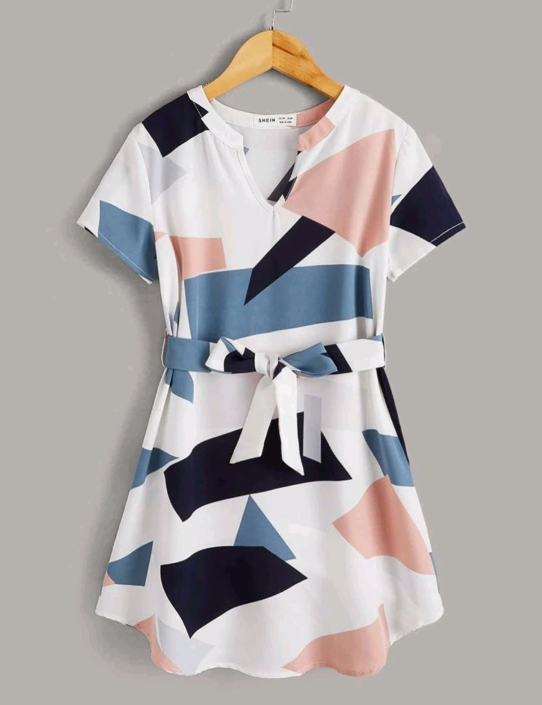 Geometric Pirnted Dress #700043
