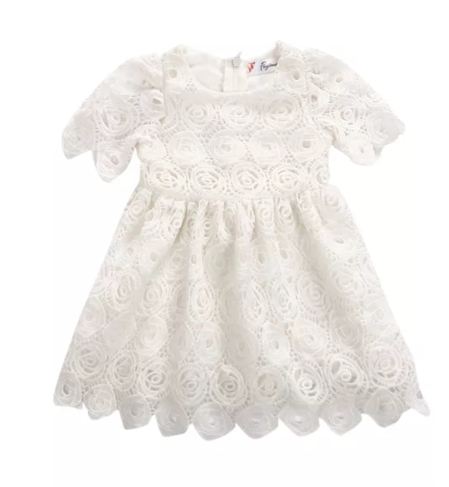 Lace Dress White #1000302