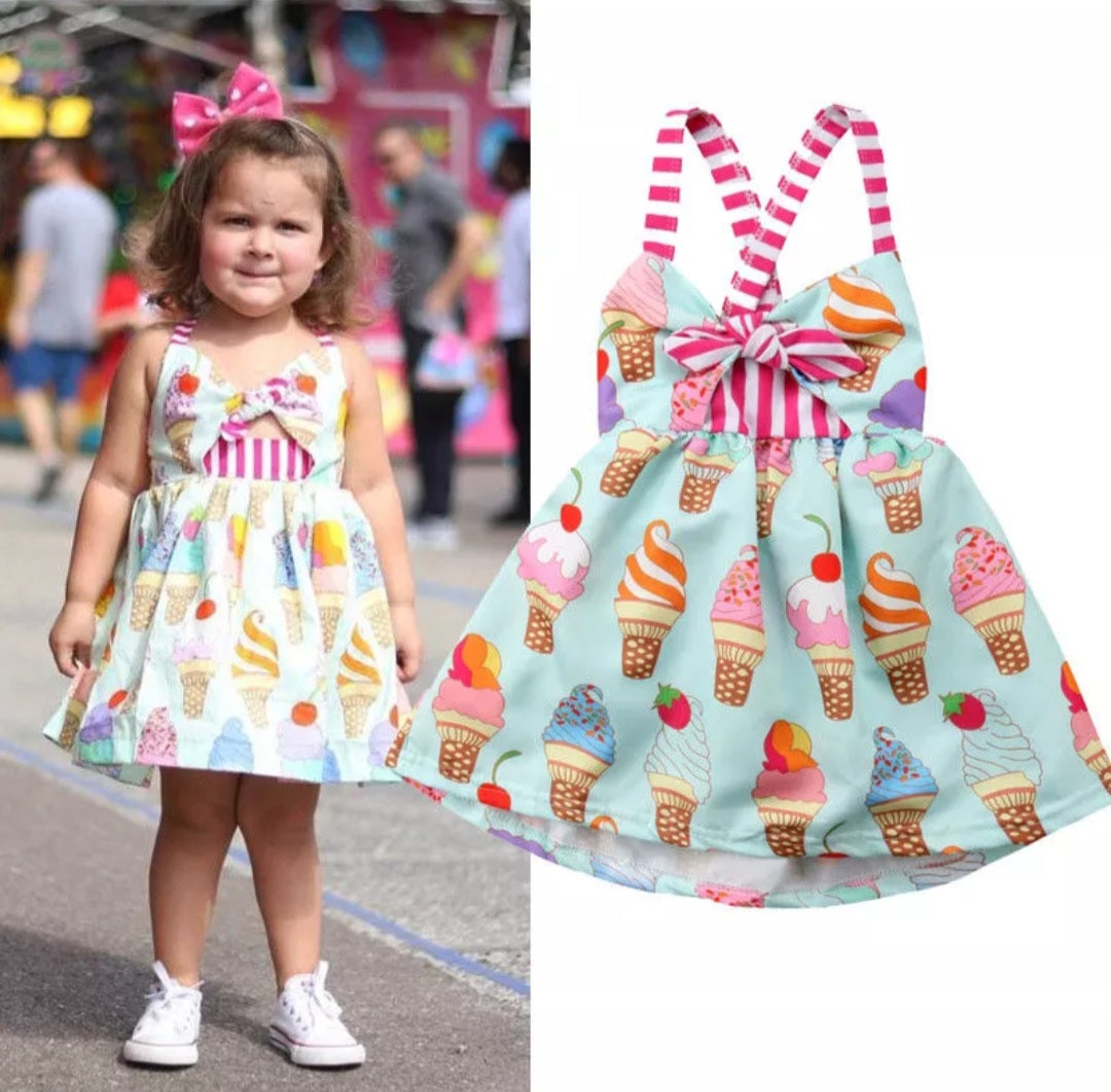 Ice-Cream Dress (Available in Romper)