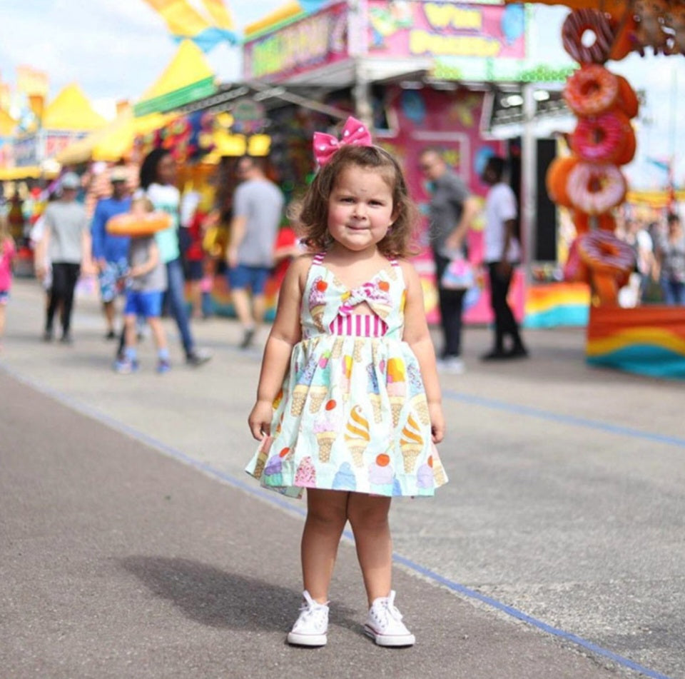 Ice-Cream Dress (Available in Romper)