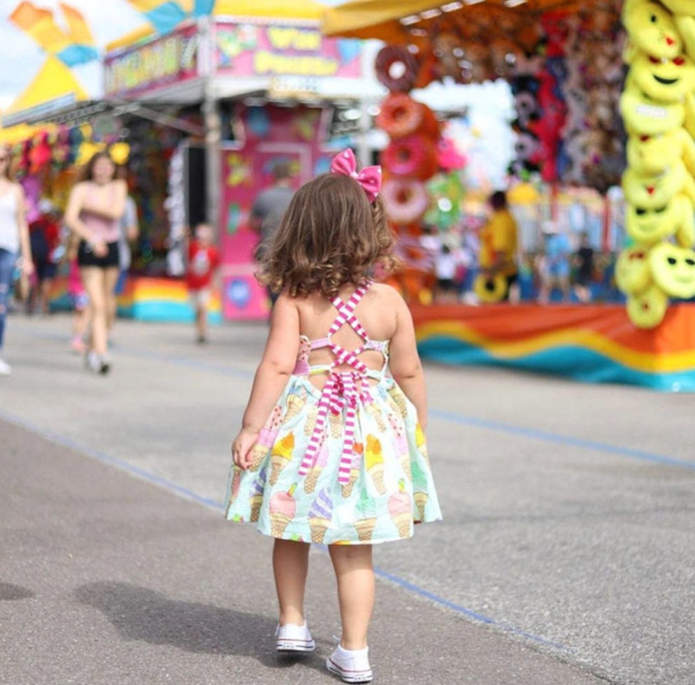 Ice-Cream Dress (Available in Romper)