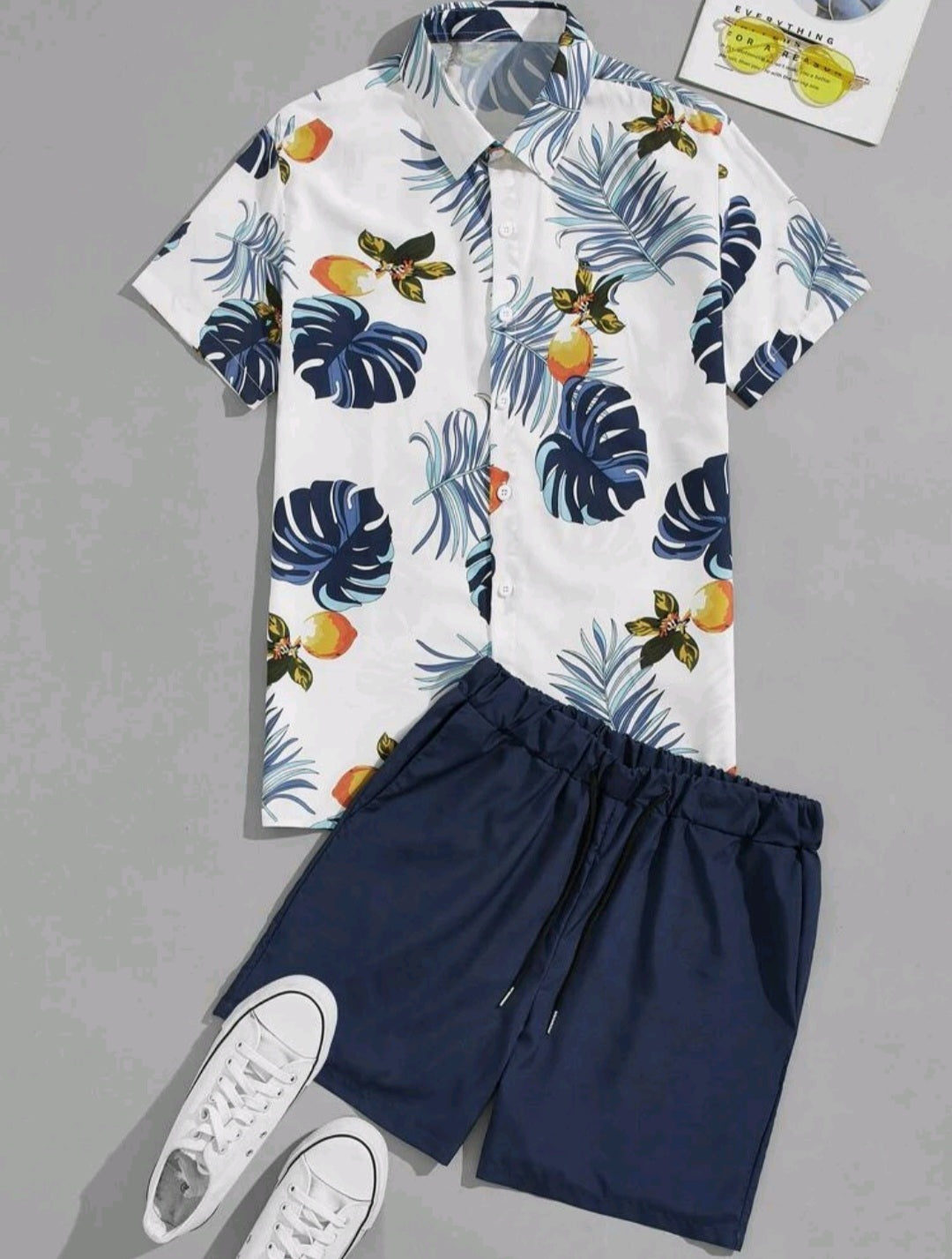 Mens Tropical Shirt and Shorts #700045