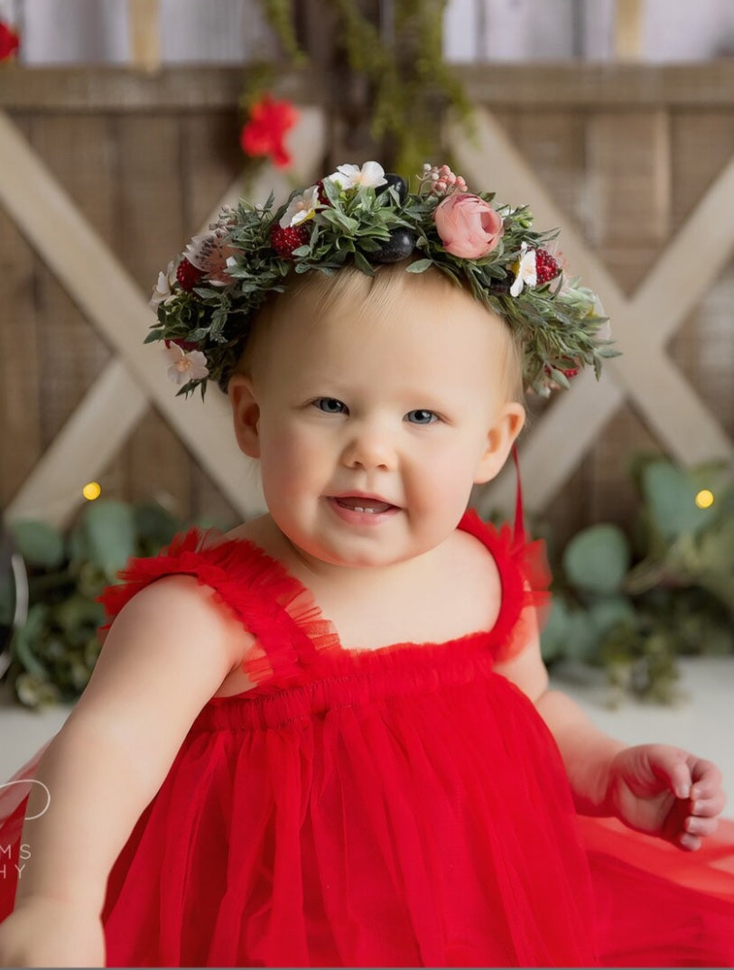 Red Tulle Dress