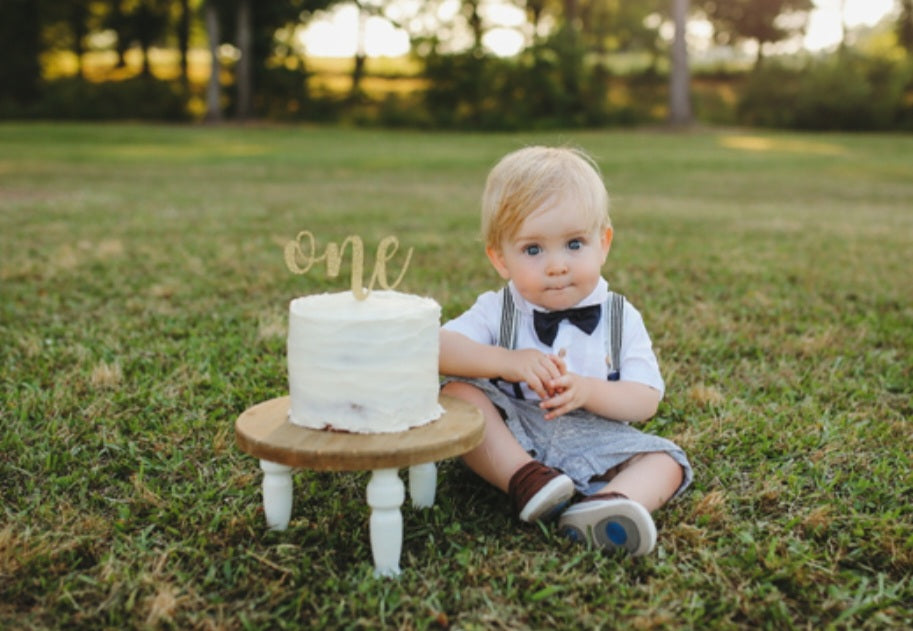 Gentleman Suit White Short Sleeve Shirts with Shorts, Suspenders and Bowtie #200069