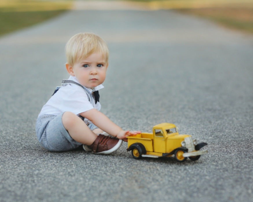 Gentleman Suit White Short Sleeve Shirts with Shorts, Suspenders and Bowtie 200069