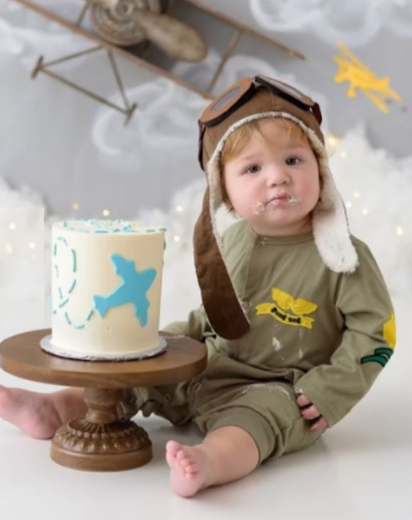 Aviator Romper and Hat 2000198