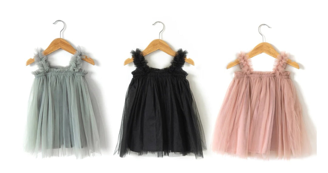 Black Tulle Dress 1000165