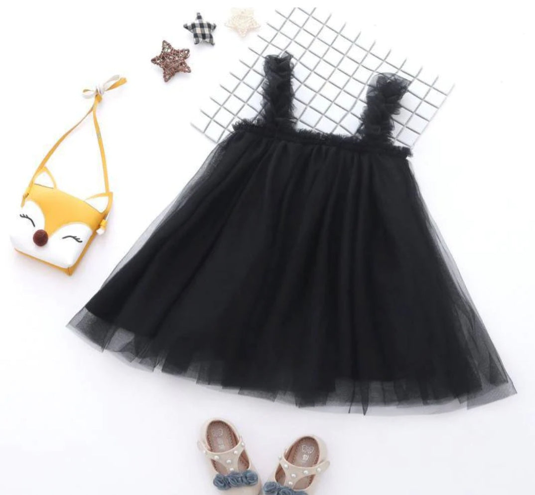 Black Tulle Dress 1000165