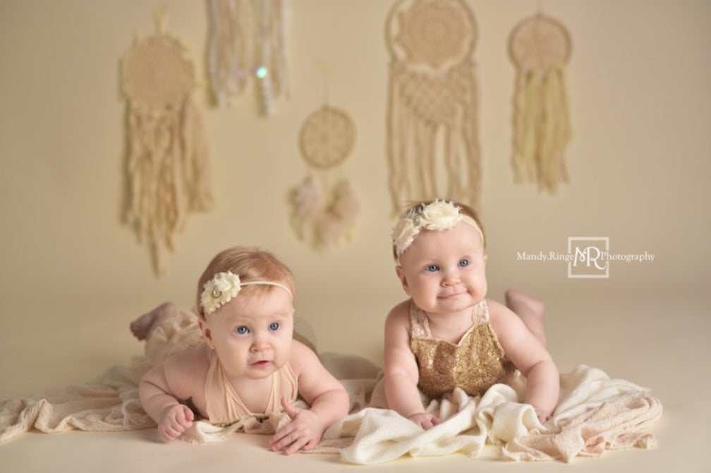 Lace Boho  Romper with Gold Detail 1000187