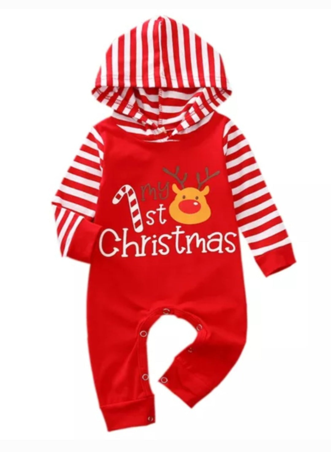 Christmas Romper Gender Neutral Raindeer