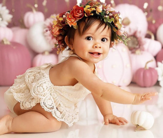 Vintage Lace Boho Romper 1000254