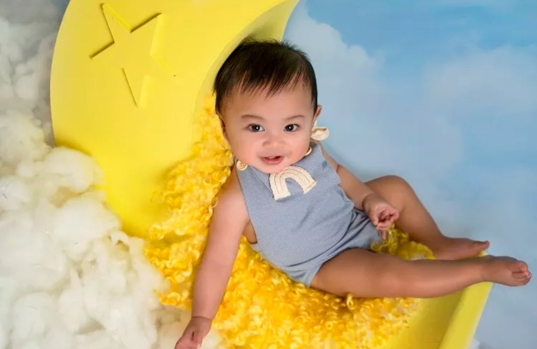 Gray Rainbow Romper Gender Neutral2000148