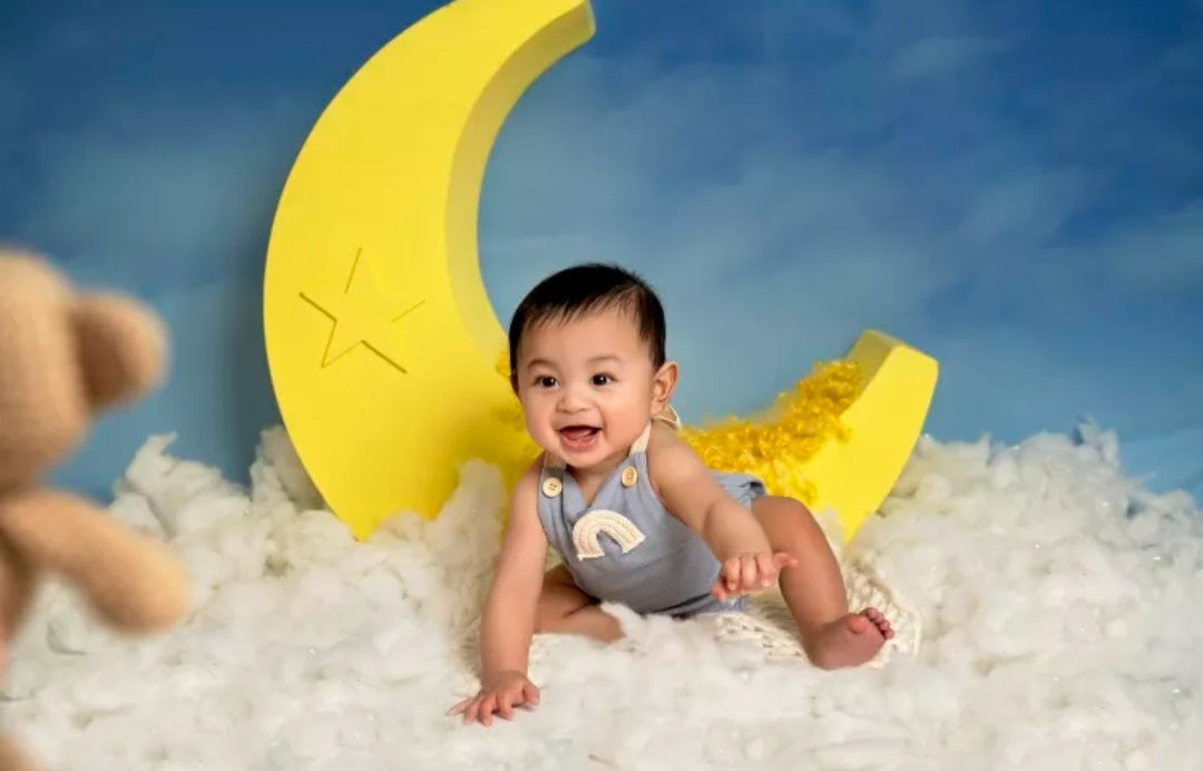 Gray Rainbow Romper Gender Neutral2000148