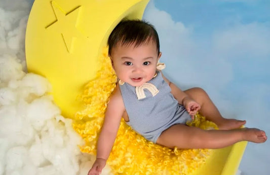 Gray Rainbow Romper Gender Neutral2000148