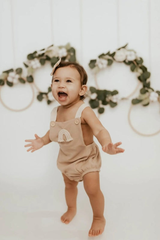 Rainbow Camel Romper Gender Neutral
