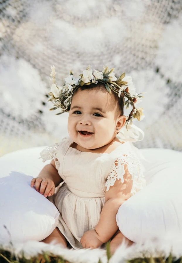 Off White Lace Dress 1000236