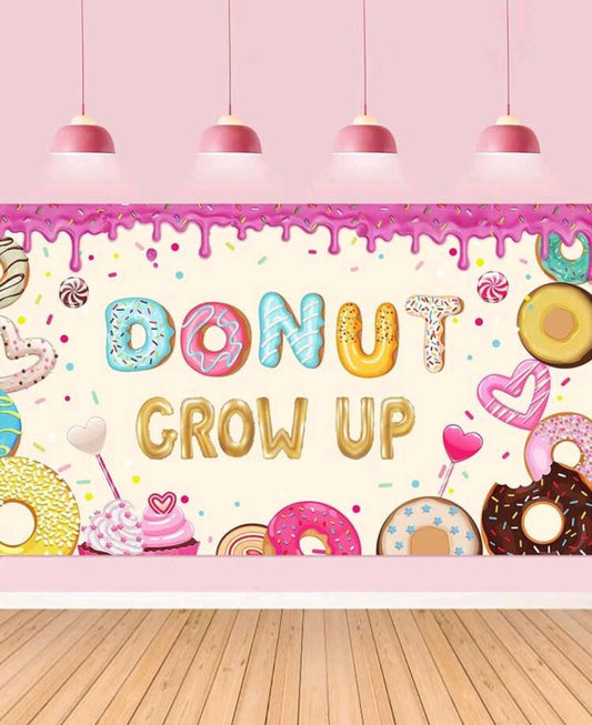 Donut Grow Up Banner (Doughnut) 500041