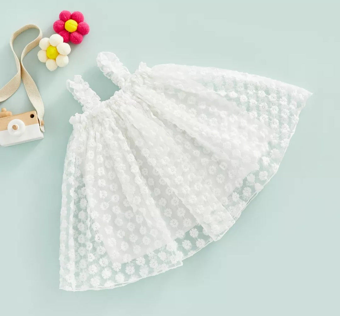 White Tulle Dress 1001069