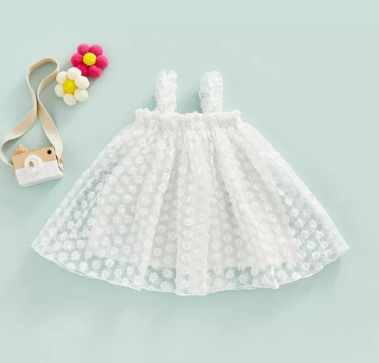 White Tulle Dress 1001069
