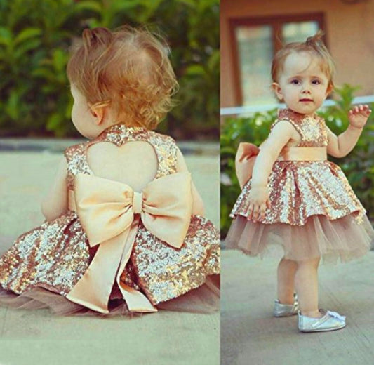 Gold Sequins Dress