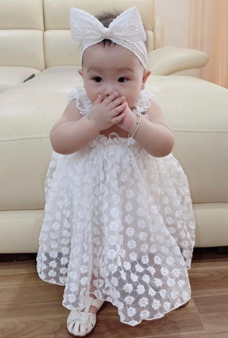 White Tulle Dress 1001069