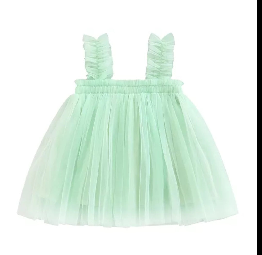 Mint Green Tulle Dress