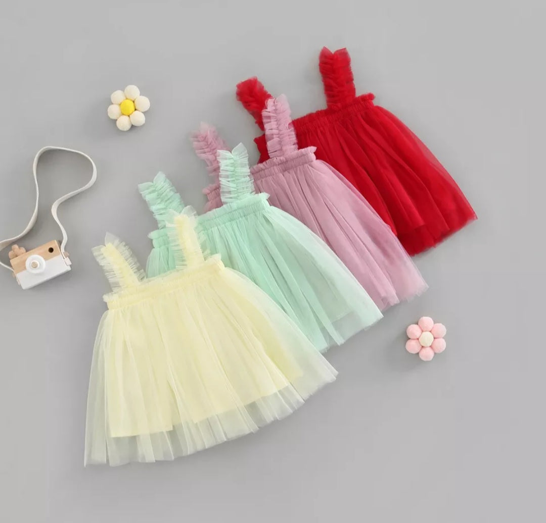 Mint Green Tulle Dress 1001072