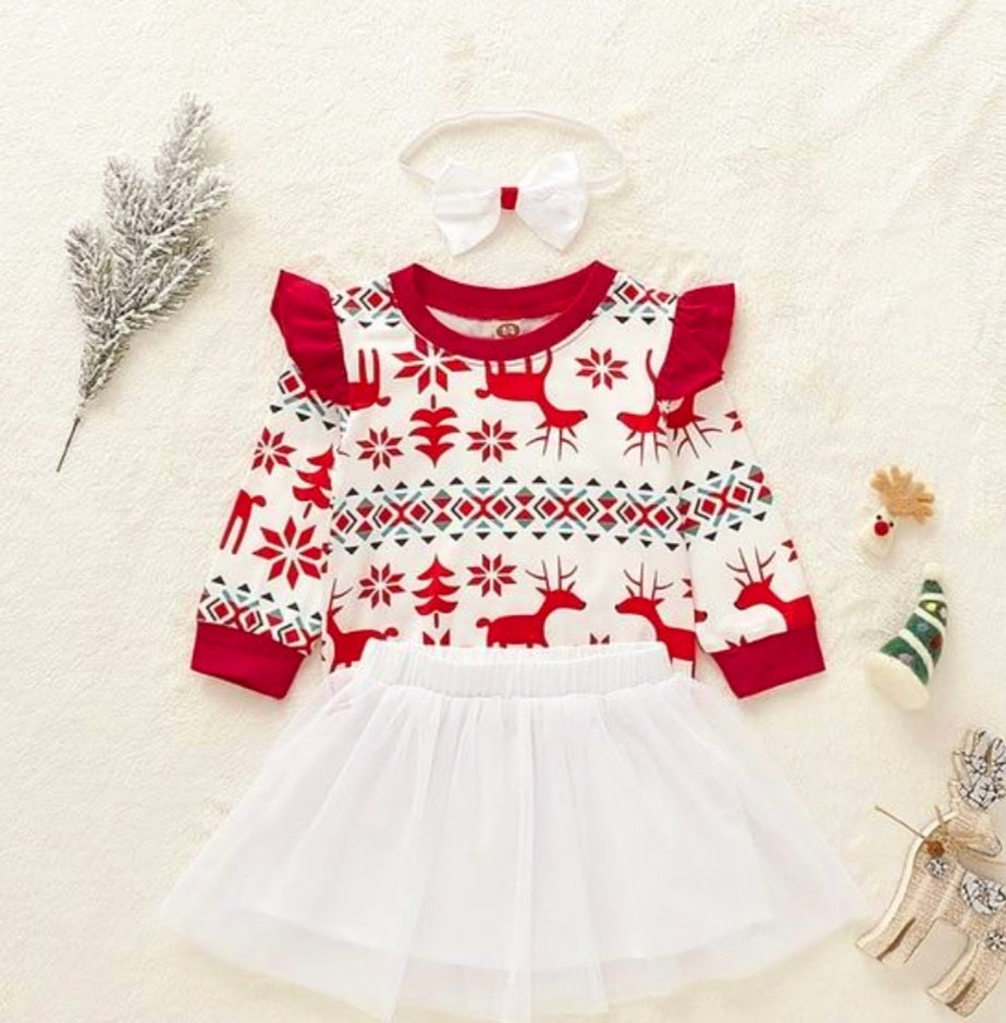 Christmas Tutu Set and Headband 1001077