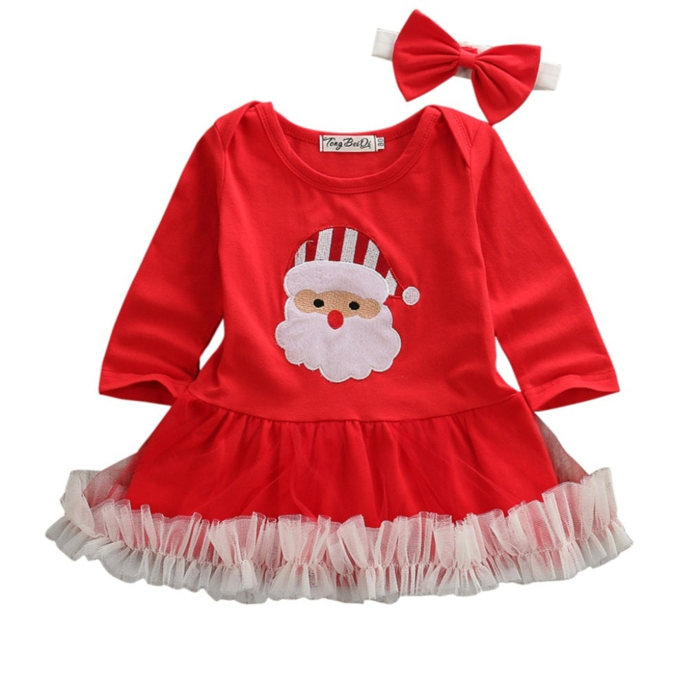 Santa Dress and Headband