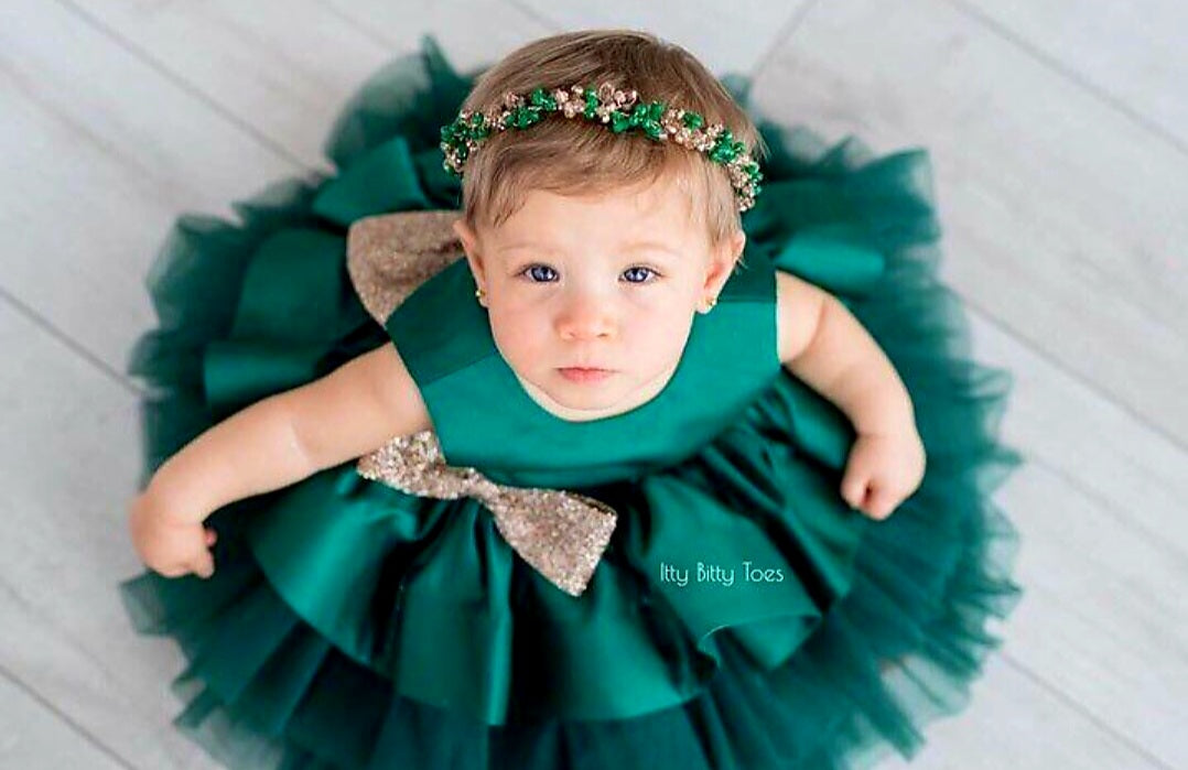 Forest Green Special Occasions Dress