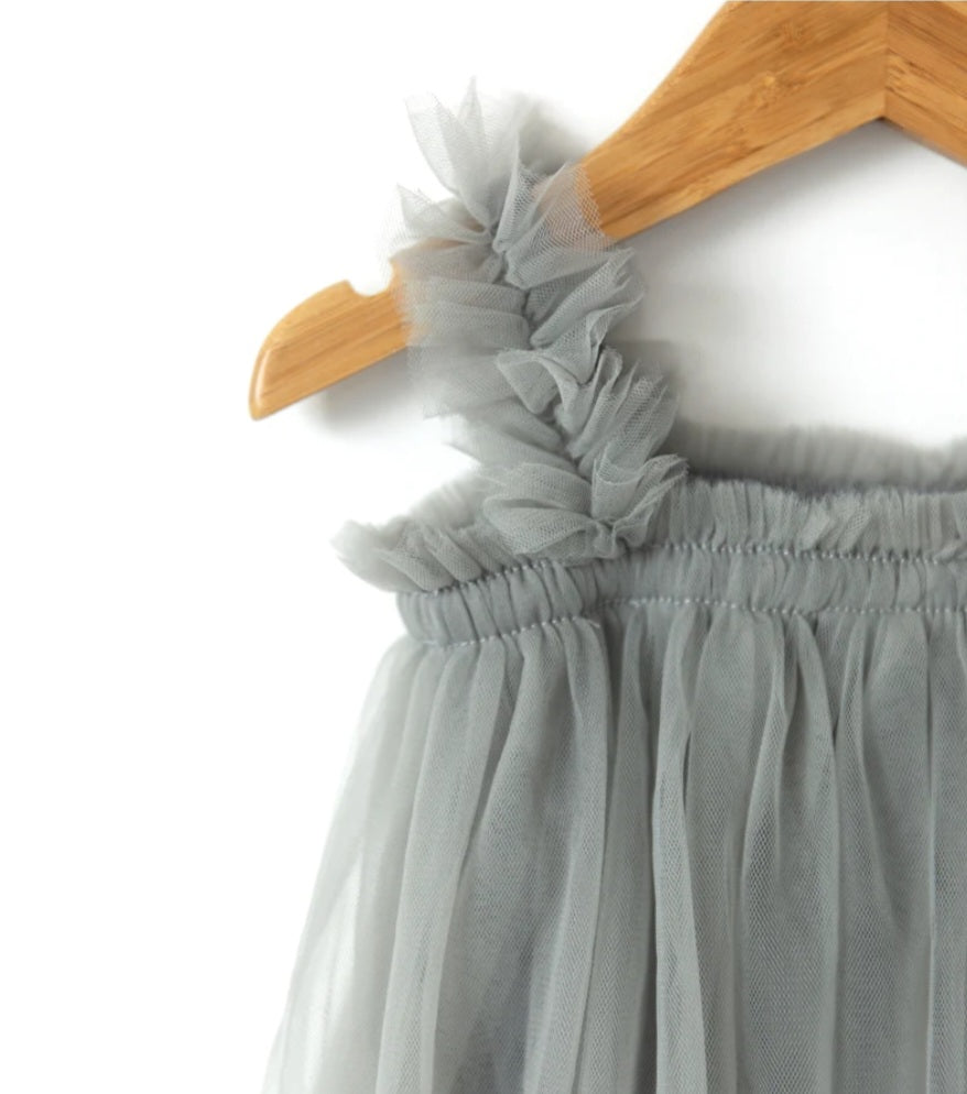 Gray Tulle Dress