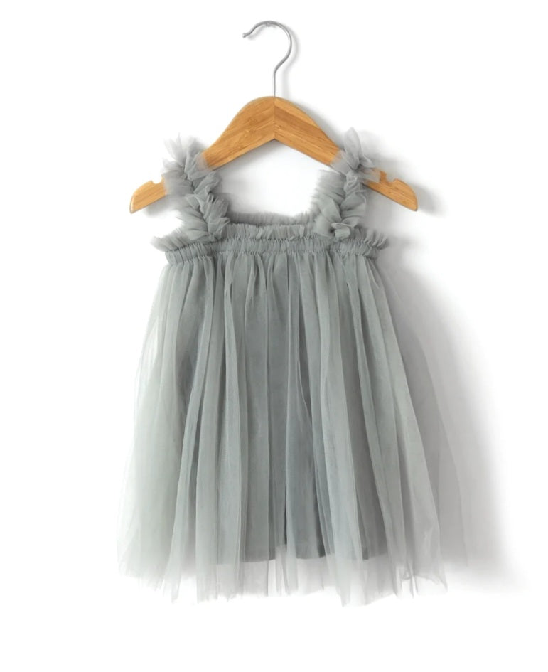 Gray Tulle Dress #1000149