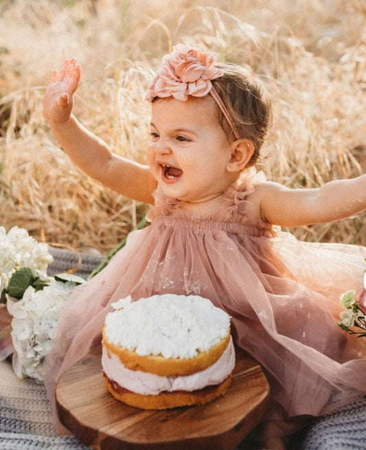 Dusty Pink Tulle Dress