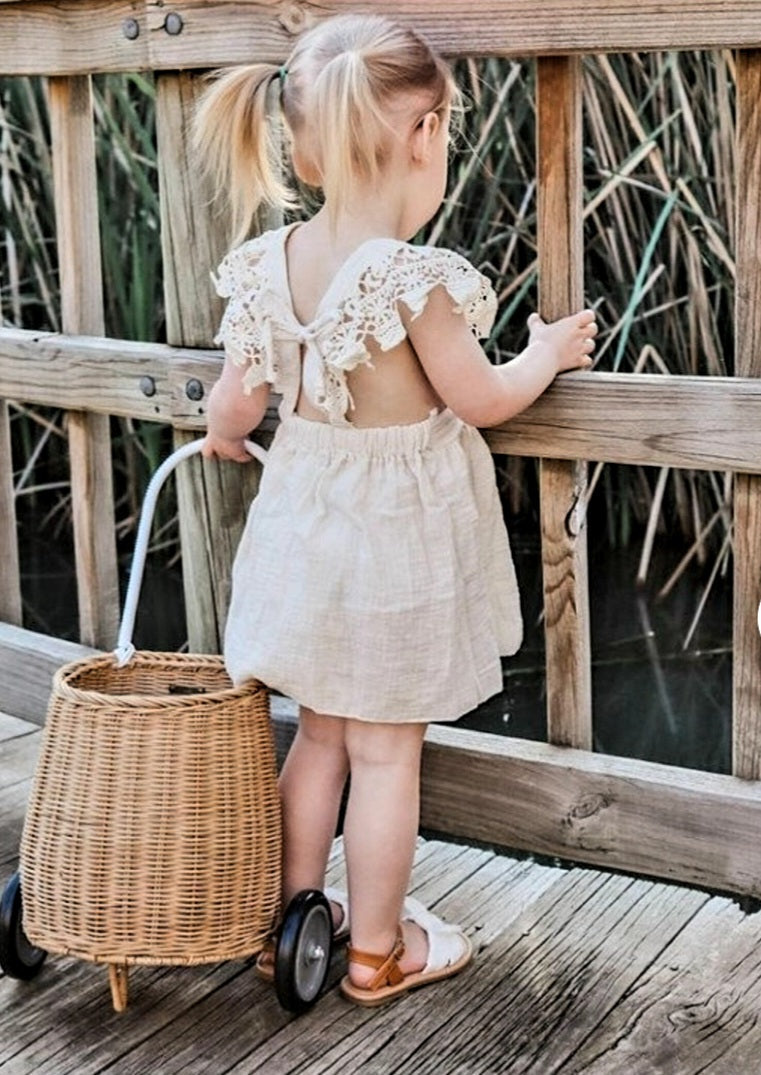 Off White Lace Dress 1000236