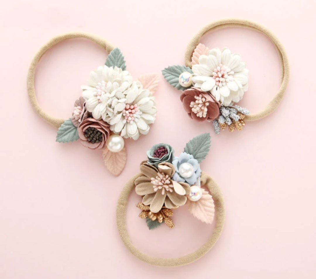 Petite Floral 3PSC Headbands